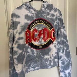 ACDC Cropped Hoodie